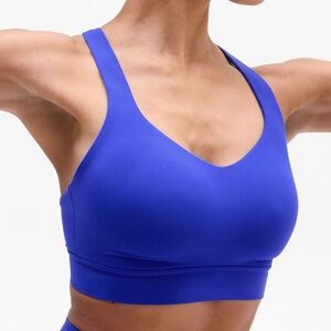 LIKE NEW Athleta Perfect Form D/DD Sports Bra, Varsity, XL D-DD